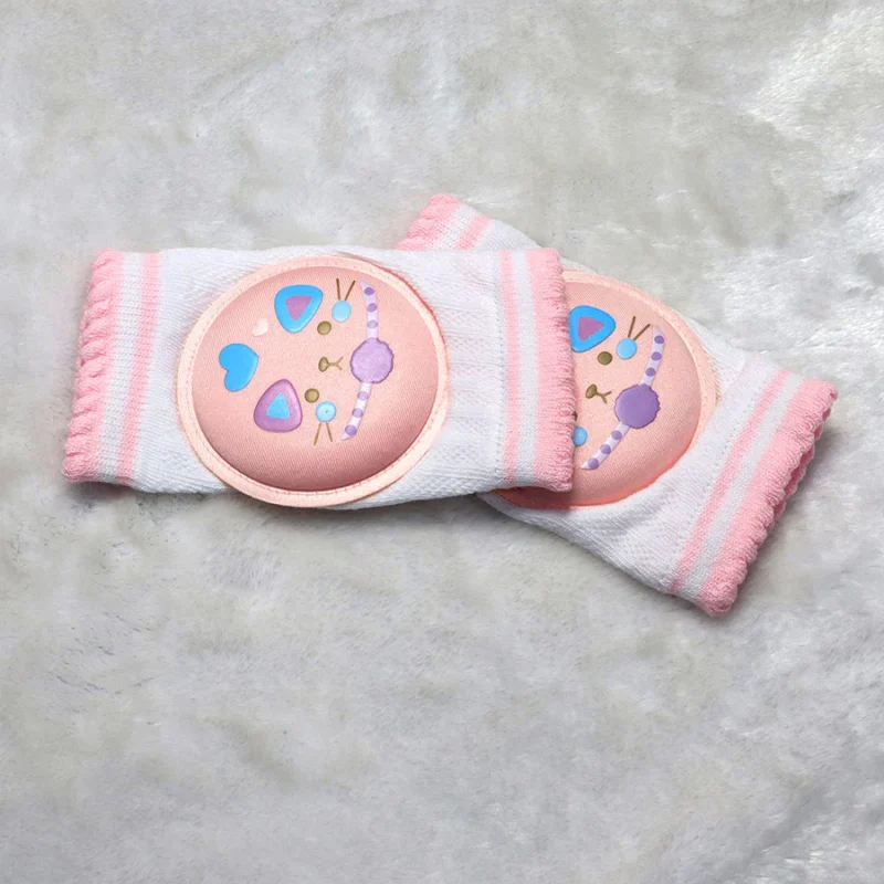 TinyCrawlers Knee & Elbow Pads – Soft Pink Protection